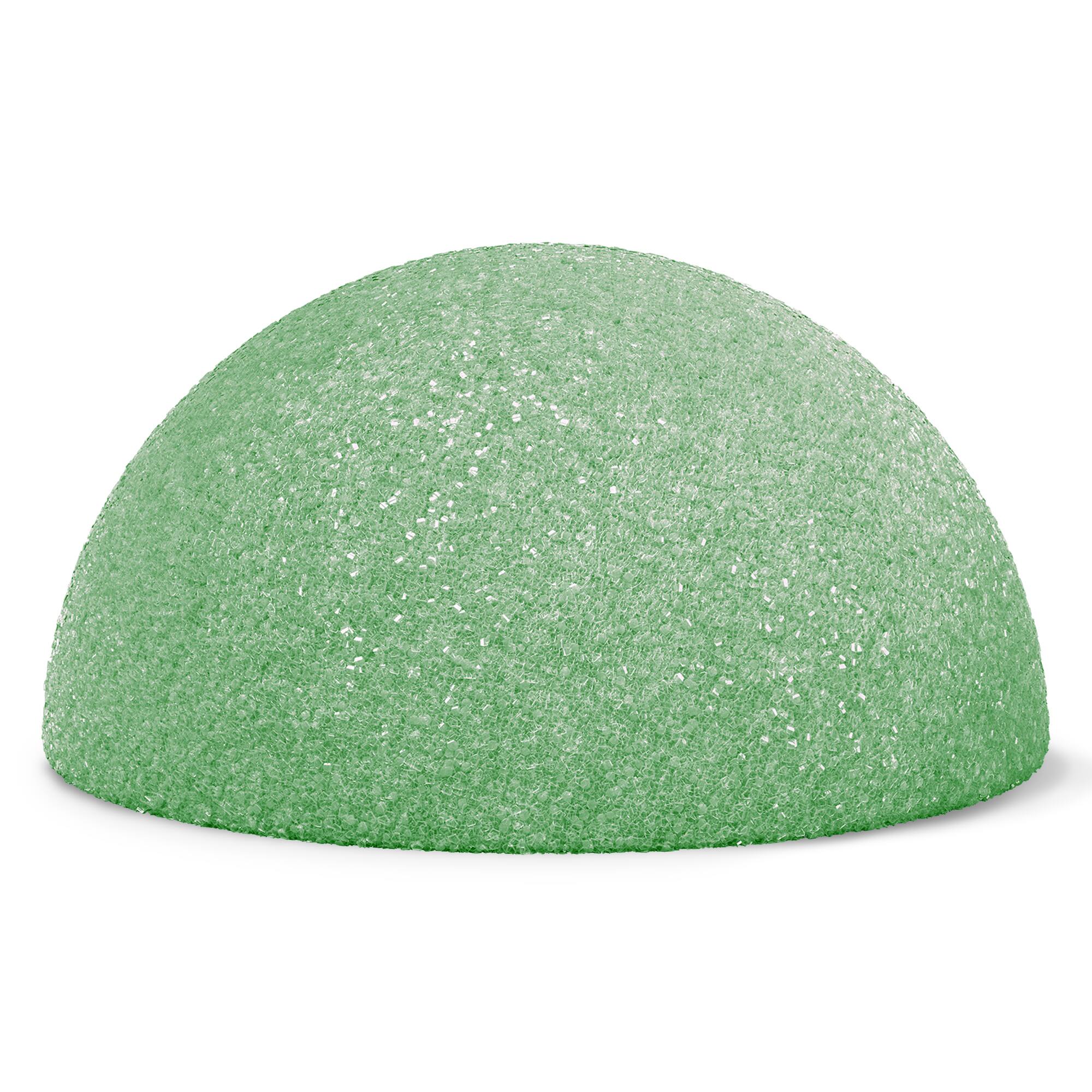 FloraCraft® FloraFōM® Green Half Ball Foam, 2.8" x 5.8"